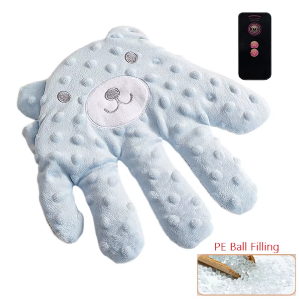 Soothing Baby Sleep Aid Pillow Babies Soothing Palms Baby Sleep Aid Infant Calming Sleeper Remote Control Hand Palms for Toddler - Image 9