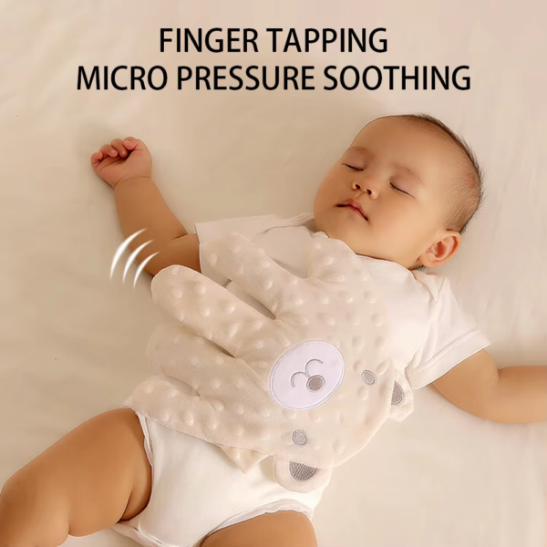 Soothing Baby Sleep Aid Pillow Babies Soothing Palms Baby Sleep Aid Infant Calming Sleeper Remote Control Hand Palms for Toddler - Image 2