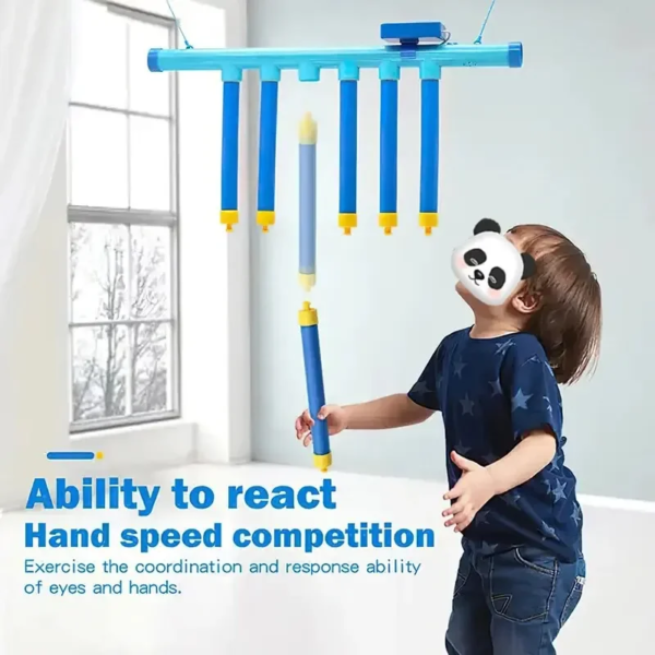 Challenge Falling Sticks Game Kids Stick Catching Toy Training Reaction Ability Educational Parent-Child Interactive Toy Sports - Image 4