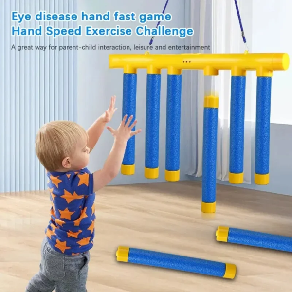 Challenge Falling Sticks Game Kids Stick Catching Toy Training Reaction Ability Educational Parent-Child Interactive Toy Sports - Image 2
