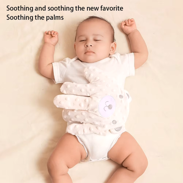 Soothing Baby Sleep Aid Pillow Babies Soothing Palms Baby Sleep Aid Infant Calming Sleeper Remote Control Hand Palms for Toddler - Image 6