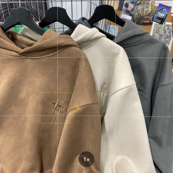 2023 Men'S Streetwear Vintage Embroidered Suede Hooded Sweatshirt High Quality Hoodie Fashion Hip Hop Unisex Pullover Y2K Clothe - Image 4